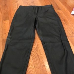 Zara leather leggings